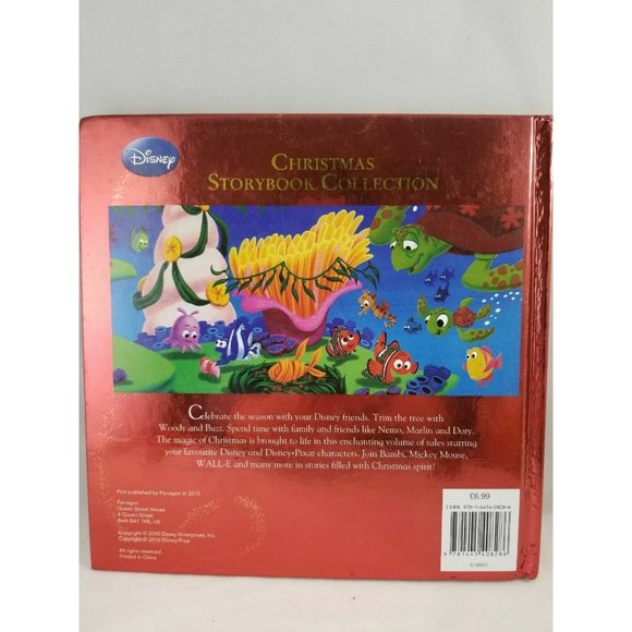 Disney Pixar Christmas Storybook Treasury of Tales Collection hardcover reading - Picture 3 of 9